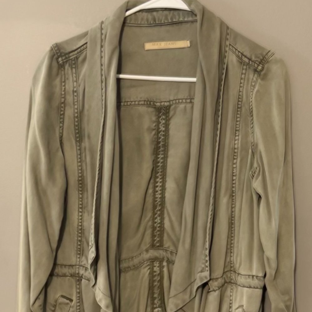 Olive Green Casual Jacket - Size Small/Medium